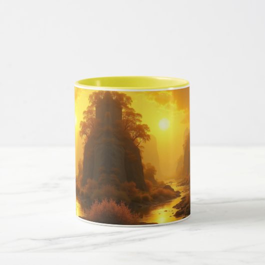 CANECA COMBO - PAISAGEM OURO MOK (Midden)