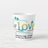 Caneca comemorativa, namorados latte mok (Voorkant)