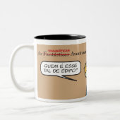 Caneca Complexo de Édipo Filho do Freud Tweekleurige Koffiemok (Links)