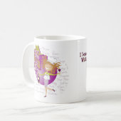 Caneca - Cozinhando com vinho Koffiemok (Voorkant links)