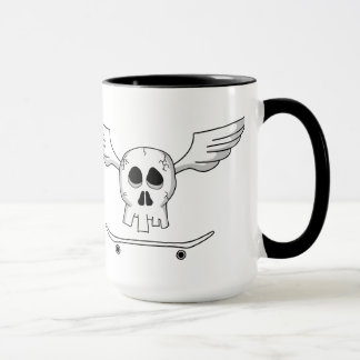 Caneca Cranio Skate - Skull Skateboard Mok