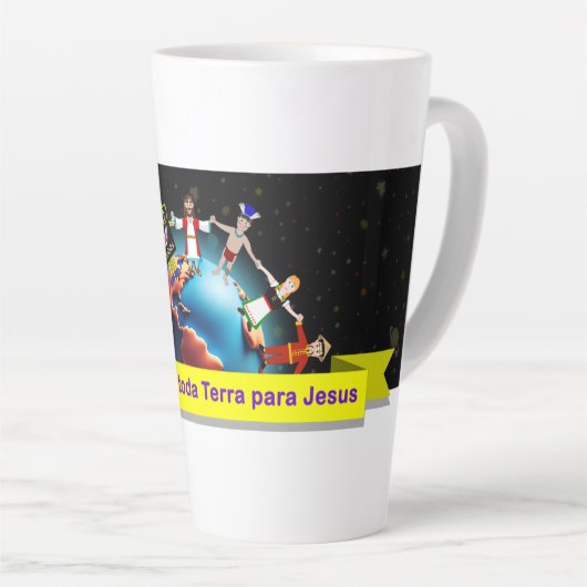 Caneca Crianças para Jesus (Biblinha e Turminha) Latte Mok (Rechterhoek)