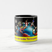 Caneca Crianças para Jesus (Biblinha e Turminha) Tweekleurige Koffiemok (Center)