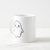 Caneca Cute Kawaii Ghost Koffiemok (Voorkant links)