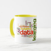 Caneca Data Science - M.Learning, AI, Algor, Deep Mok (Voorkant links)