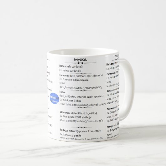 Caneca DatabaseCast Koffiemok (Voorkant rechts)