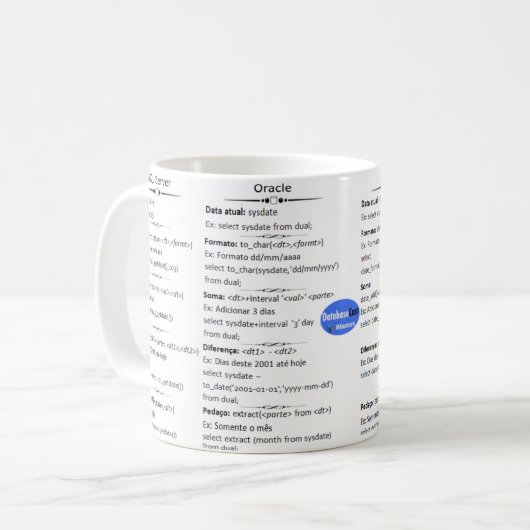 Caneca DatabaseCast Koffiemok (Voorkant links)