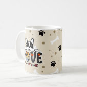 Caneca De Café Adorable cut, dogs lover mugs Koffiemok (Voorkant links)