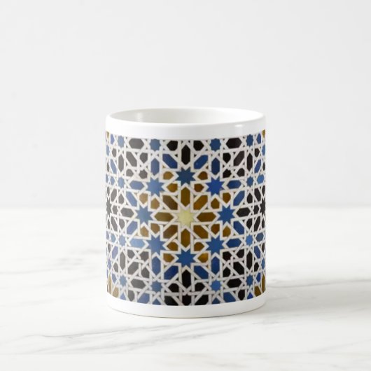 Caneca de café azulejos 11 oz cerâmica W-PT ZLE  Koffiemok (Center)