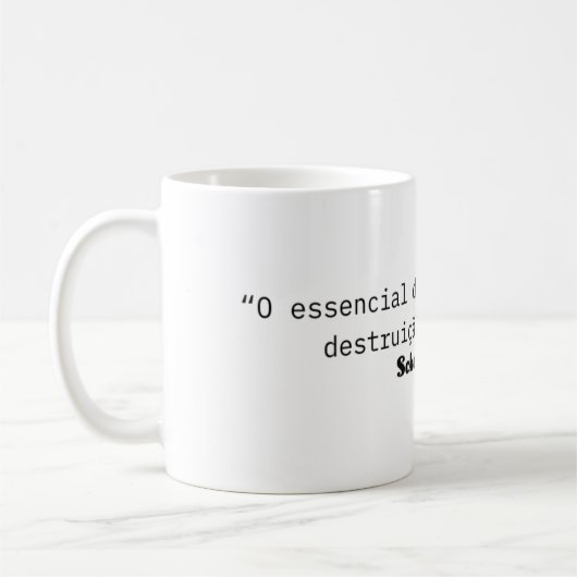 Caneca de Café: Citação de Schumpeter. Koffiemok (Links)