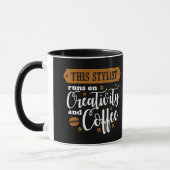 Caneca de Café Creativity 11 oz Cerâmica W-PT ZLE Mok (Links)