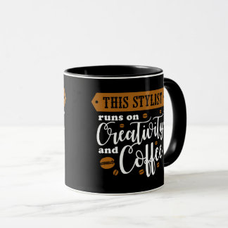 Caneca de Café Creativity 11 oz Cerâmica W-PT ZLE Mok