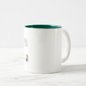 Caneca De Café Em Dois Tons dog Tweekleurige Koffiemok (Voorkant rechts)