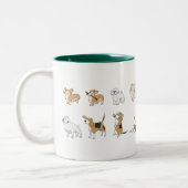 Caneca De Café Em Dois Tons dog Tweekleurige Koffiemok (Links)