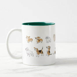 Caneca De Café Em Dois Tons dog Tweekleurige Koffiemok
