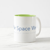 Caneca de Café Exclusiva Mon Space Web Tweekleurige Koffiemok (Voorkant rechts)