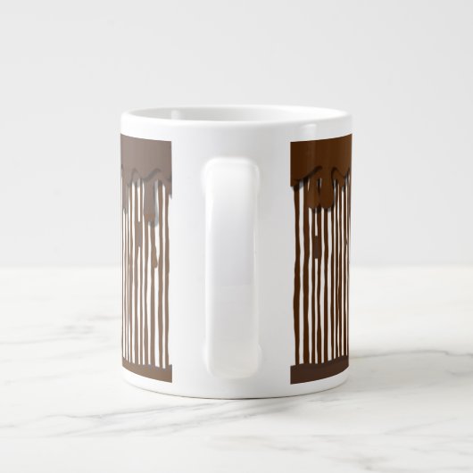 CANECA DE CAFÉ GRANDE CHOCOLADE GROTE KOFFIEKOP (Achterkant)