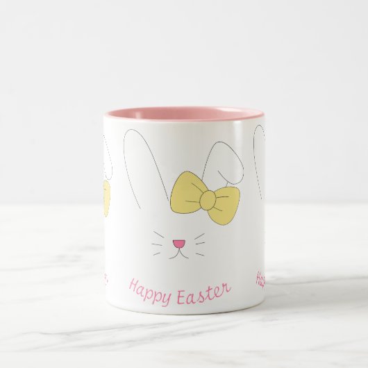 Caneca de café Happy Easter Tweekleurige Koffiemok (Center)