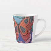 Caneca De Café Latte Foto e texto personalizados Mok (Rechts)