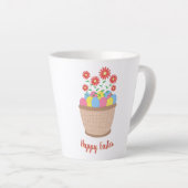 Caneca de café para a Páscoa (Happy Easter) Latte Mok (Rechterhoek)