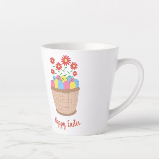 Caneca de café para a Páscoa (Happy Easter) Latte Mok (Rechts)