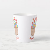 Caneca de café para a Páscoa (Happy Easter) Latte Mok (Voorkant)