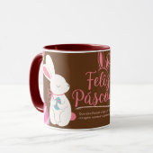 Caneca de café Páscoa 11 oz cerâmica W-PT ZLE Mok (Voorkant links)