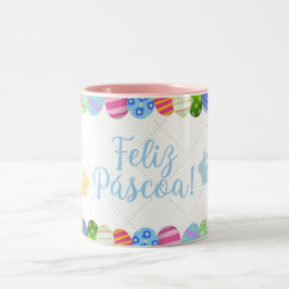 Caneca de café Páscoa 11 oz cerâmica W-PT ZLE  Tweekleurige Koffiemok