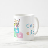 Caneca de capoeira para crianças koffiemok (Voorkant rechts)