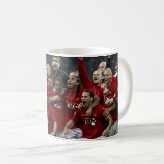 Caneca de Futebol 11 oz Cerâmica W-PT ZLE Koffiemok (Voorkant rechts)