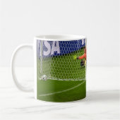 Caneca de Futebol 11 oz Cerâmica W-PT ZLE Koffiemok (Links)