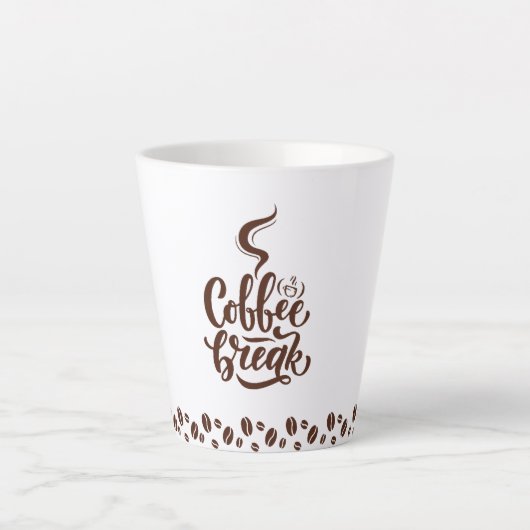 Caneca de latte Coffee break Mok (Voorkant)