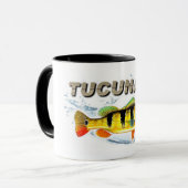Caneca de Pesca - Peixe Tucunaré Mok (Voorkant links)