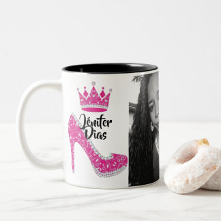 caneca Debutante Princesa Tweekleurige Koffiemok