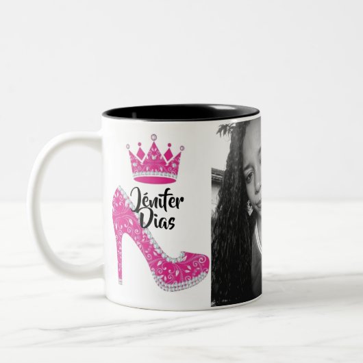 caneca Debutante Princesa Tweekleurige Koffiemok (Links)