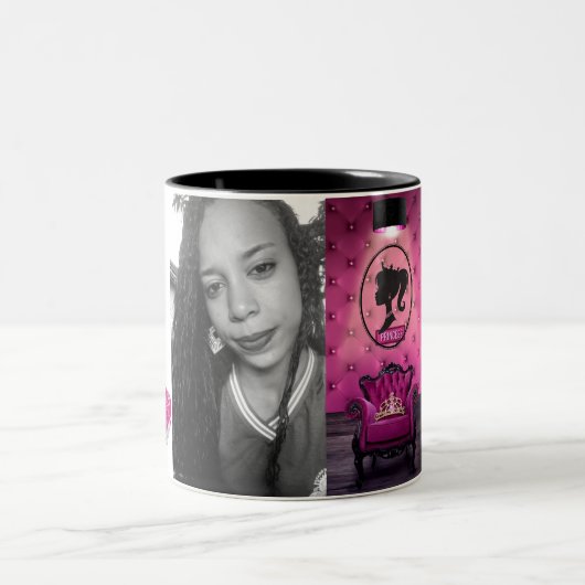 caneca Debutante Princesa Tweekleurige Koffiemok (Center)