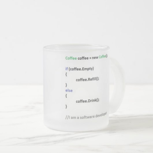 Caneca Developer Matglas Koffiemok (Voorkant rechts)