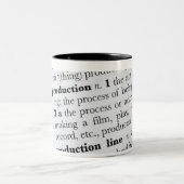 Caneca dicionario tweekleurige koffiemok (Center)