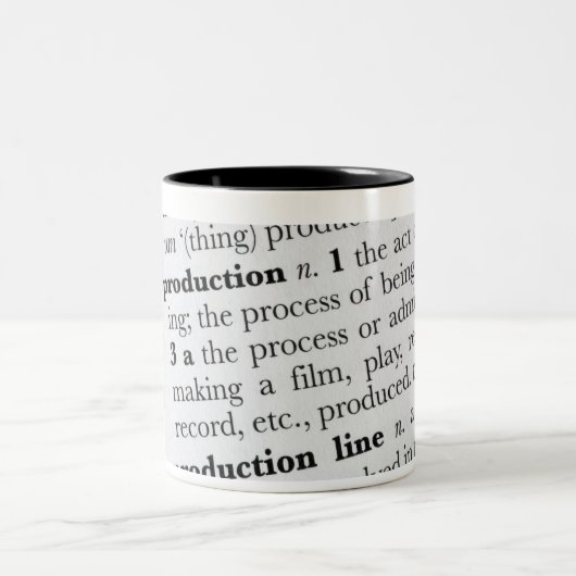 Caneca dicionario tweekleurige koffiemok (Center)