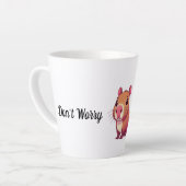 Caneca divertida don't worry be latte mok (Linkerhoek)