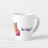 Caneca divertida don't worry be latte mok (Rechterhoek)