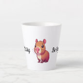 Caneca divertida don't worry be latte mok (Voorkant)