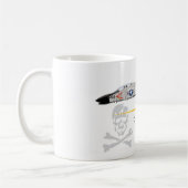 Caneca do caça F-4B Phantom VF-184 "Jolly Rogres" Koffiemok (Links)