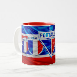 Caneca do Fortaleza Tweekleurige Koffiemok