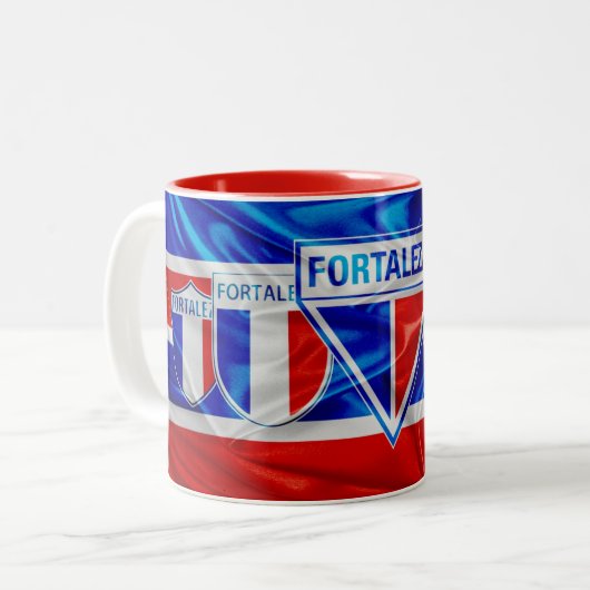 Caneca do Fortaleza Tweekleurige Koffiemok (Voorkant links)