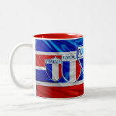 Caneca do Fortaleza Tweekleurige Koffiemok (Links)