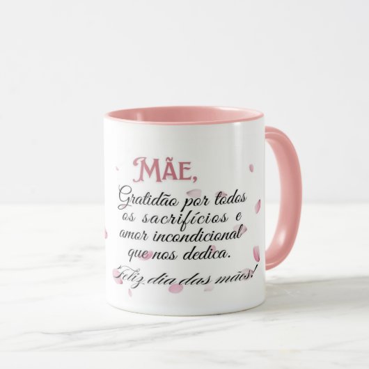 Caneca dois tons, dia das mães Mok (Voorkant rechts)