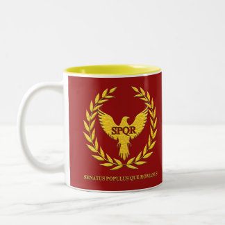 Caneca Dois Tons (Two-Tone Mug) Águia Romana Tweekleurige Koffiemok