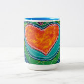 Caneca em dois tons, 444 ml tweekleurige koffiemok (Center)