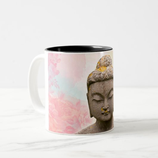 Caneca em dois tons com imagem do Buddha Tweekleurige Koffiemok (Voorkant links)